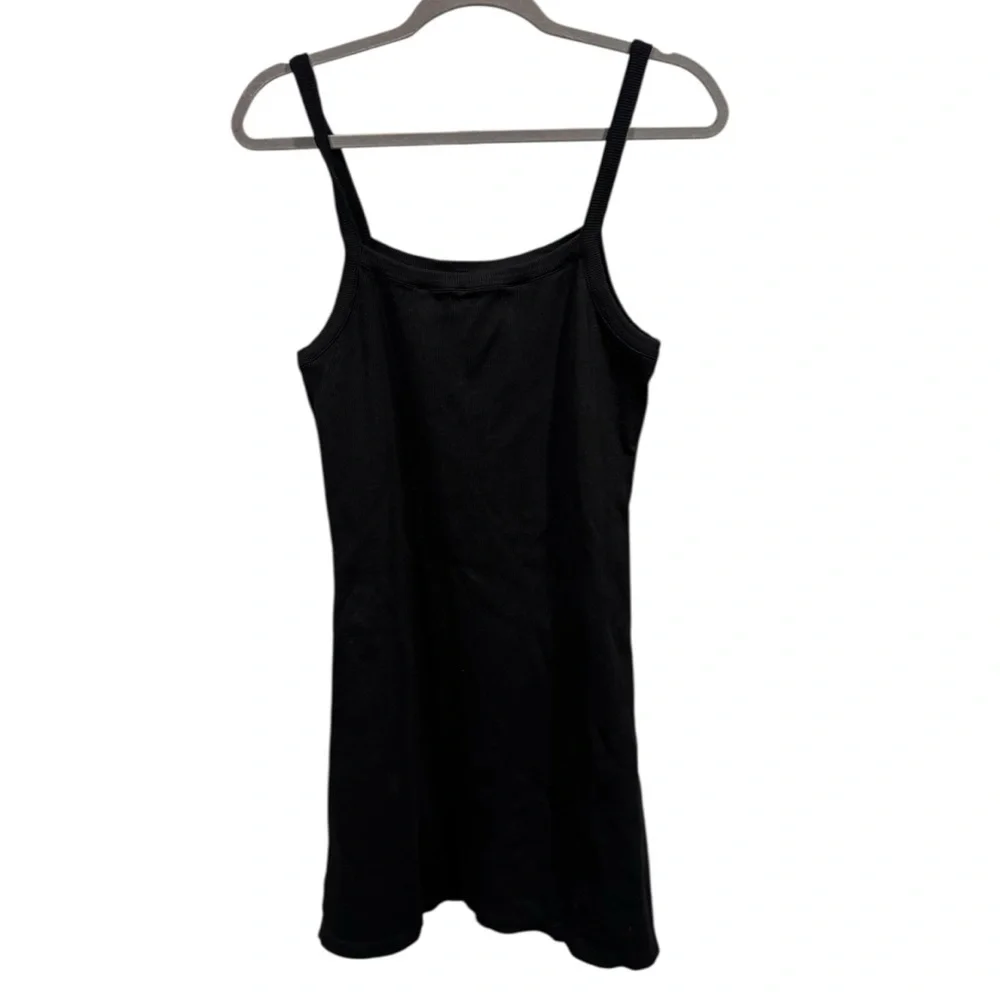 New! Djerf‎ Avenue Daily Tank Dress Ribbed Black - Picture 6 of 9
